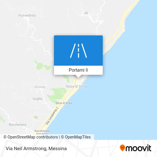 Mappa Via Neil Armstrong