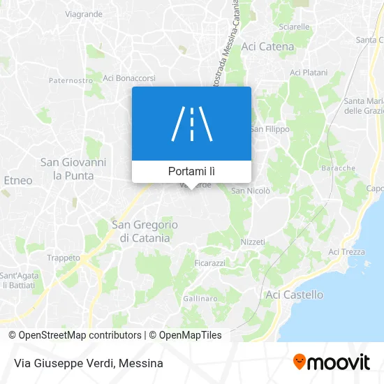 Mappa Via Giuseppe Verdi