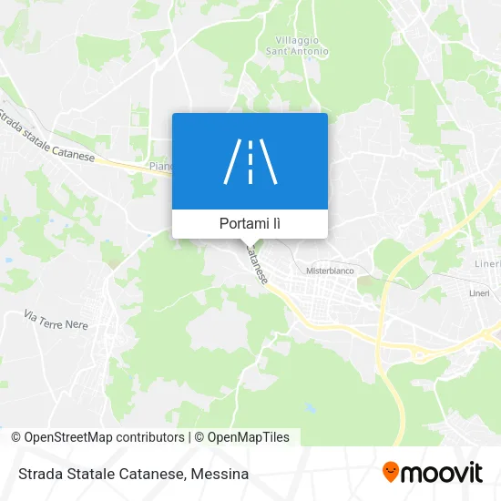 Mappa Strada Statale Catanese