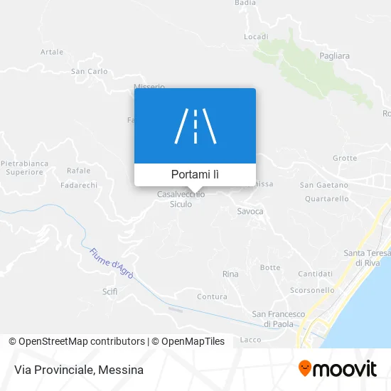 Mappa Via Provinciale