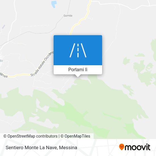 Mappa Sentiero Monte La Nave