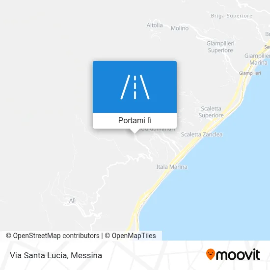 Mappa Via Santa Lucia