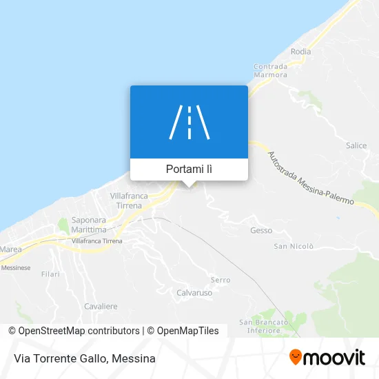 Mappa Via Torrente Gallo