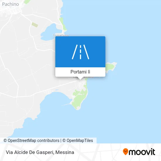 Mappa Via Alcide De Gasperi
