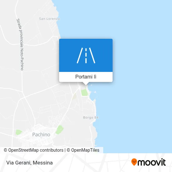 Mappa Via Gerani