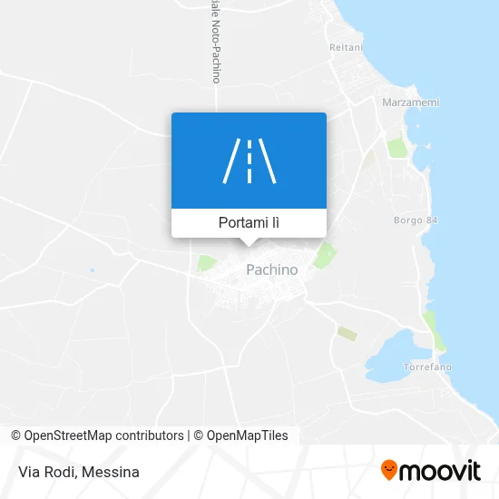 Mappa Via Rodi