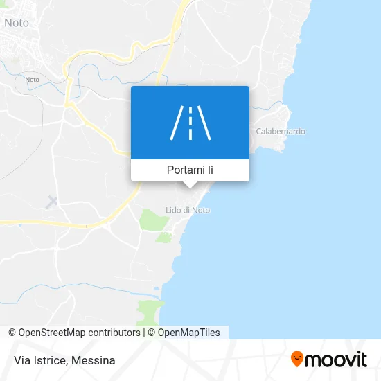 Mappa Via Istrice
