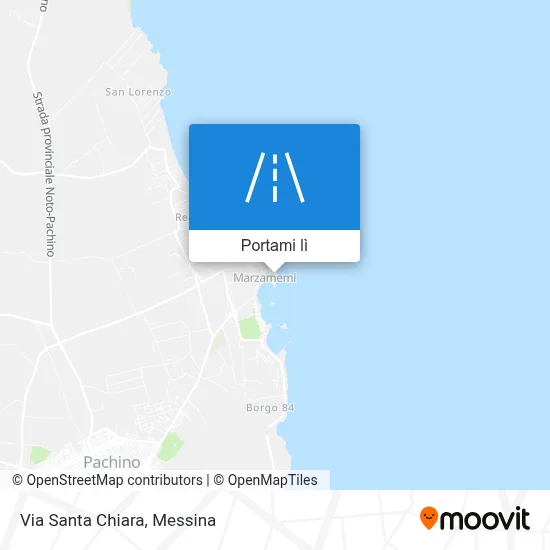 Mappa Via Santa Chiara