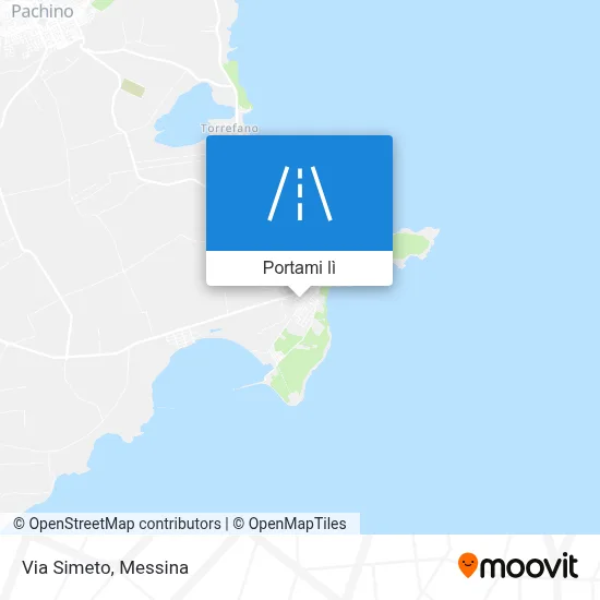 Mappa Via Simeto