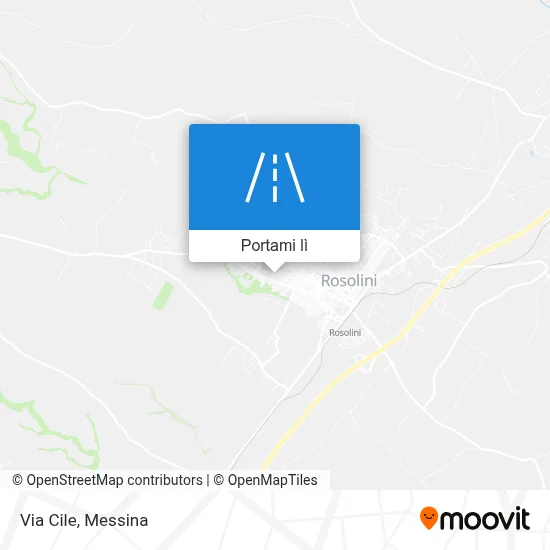 Mappa Via Cile
