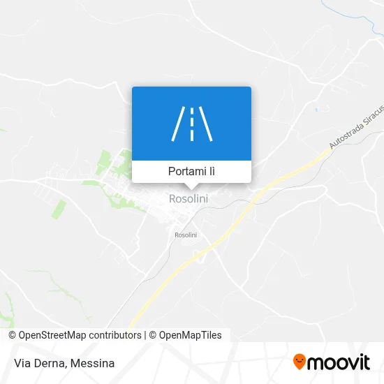 Mappa Via Derna