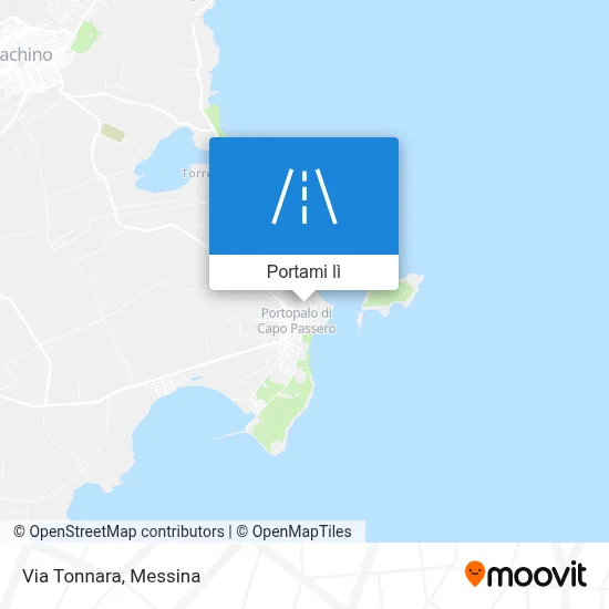 Mappa Via Tonnara