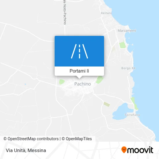 Mappa Via Unità
