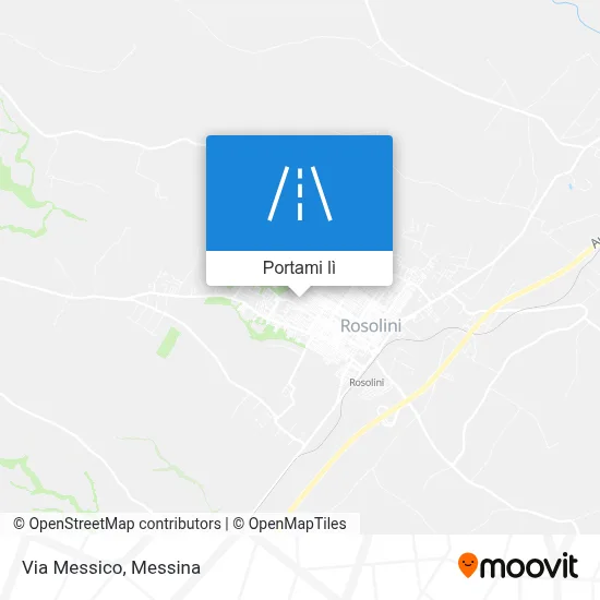 Mappa Via Messico