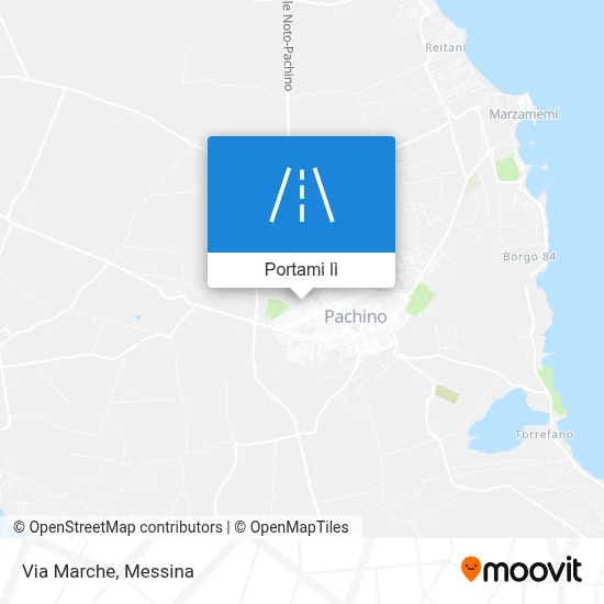 Mappa Via Marche