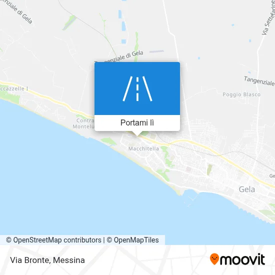 Mappa Via Bronte