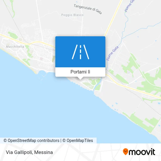 Mappa Via Gallipoli