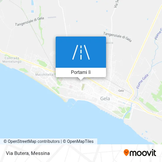 Mappa Via Butera