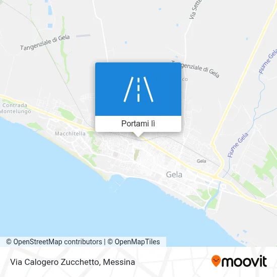 Mappa Via Calogero Zucchetto