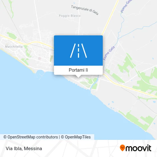 Mappa Via Ibla