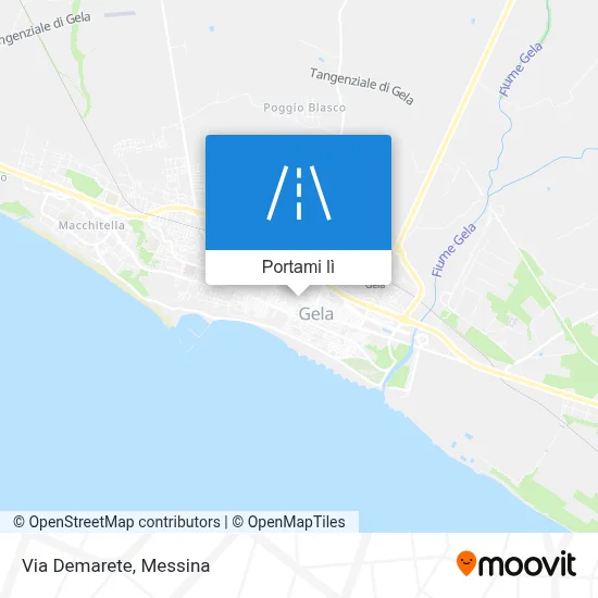 Mappa Via Demarete