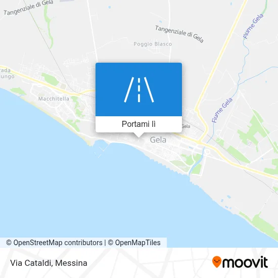 Mappa Via Cataldi