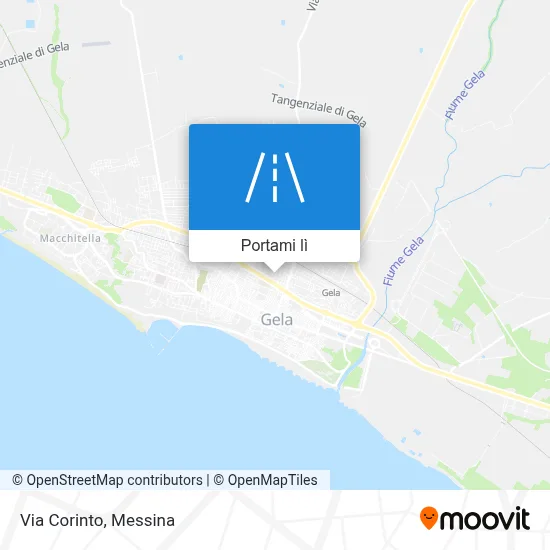 Mappa Via Corinto