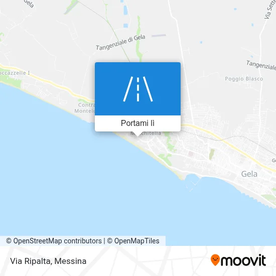 Mappa Via Ripalta