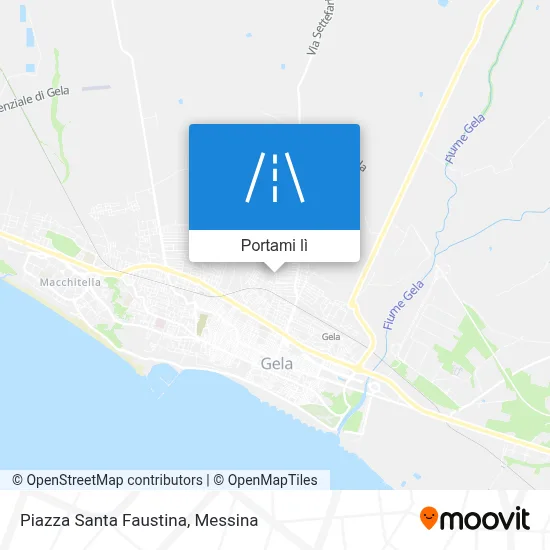 Mappa Piazza Santa Faustina