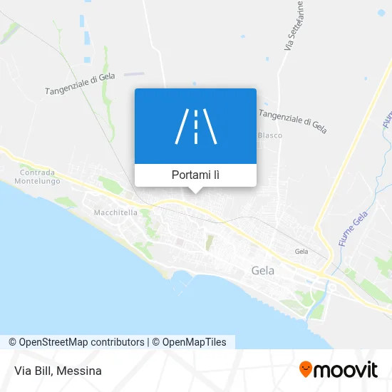 Mappa Via Bill