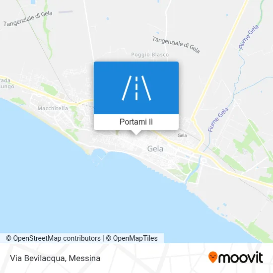 Mappa Via Bevilacqua