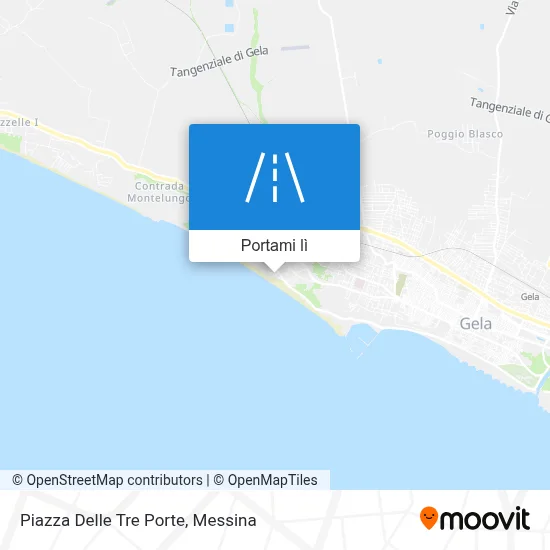 Mappa Piazza Delle Tre Porte