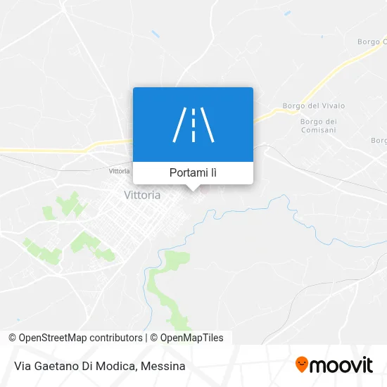 Mappa Via Gaetano Di Modica