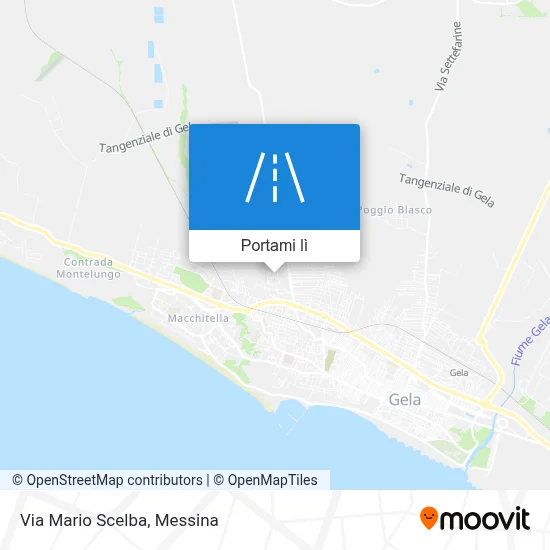 Mappa Via Mario Scelba