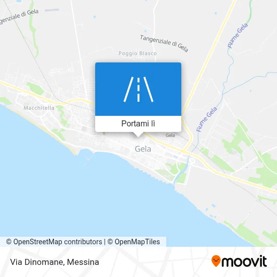 Mappa Via Dinomane
