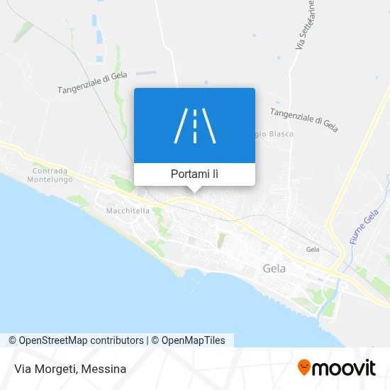 Mappa Via Morgeti
