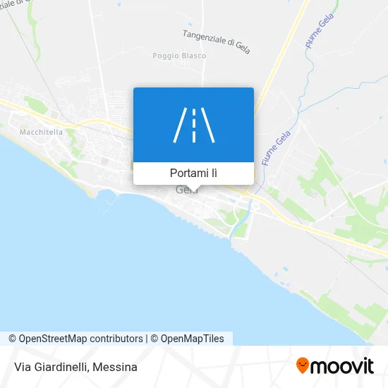 Mappa Via Giardinelli