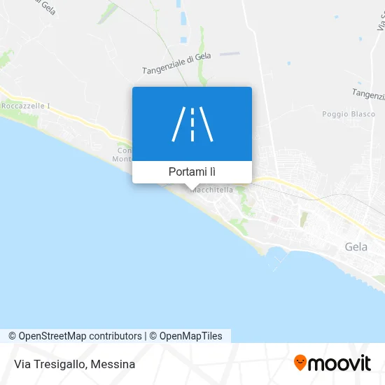 Mappa Via Tresigallo