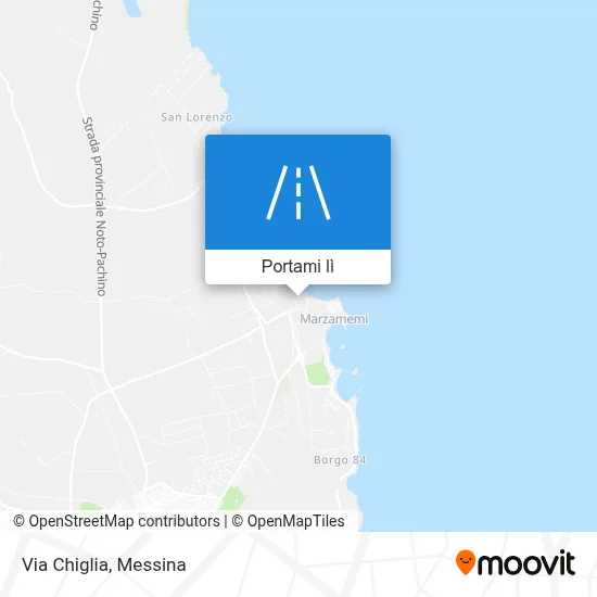 Mappa Via Chiglia