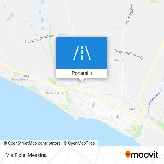 Mappa Via Fidia