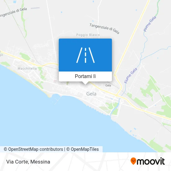 Mappa Via Corte