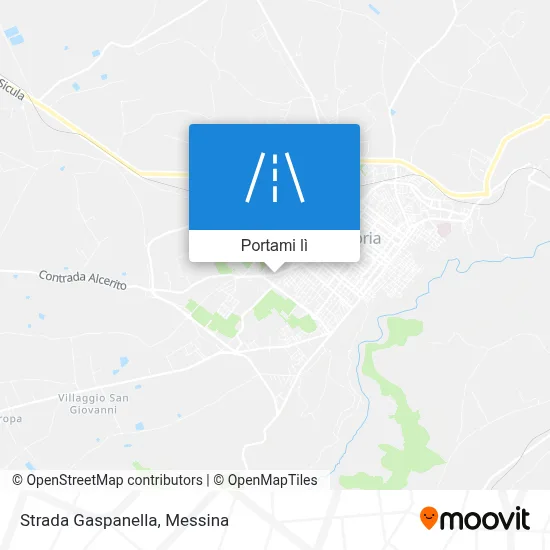 Mappa Strada Gaspanella
