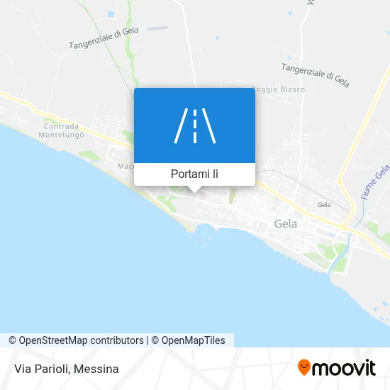 Mappa Via Parioli