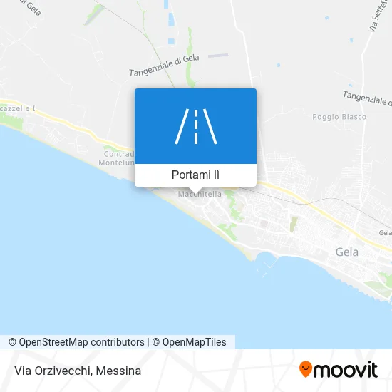 Mappa Via Orzivecchi