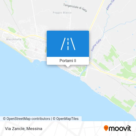 Mappa Via Zancle