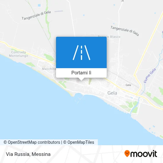 Mappa Via Russia
