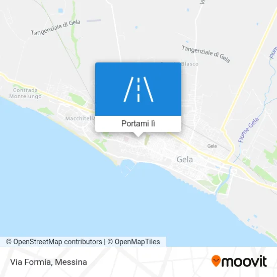 Mappa Via Formia