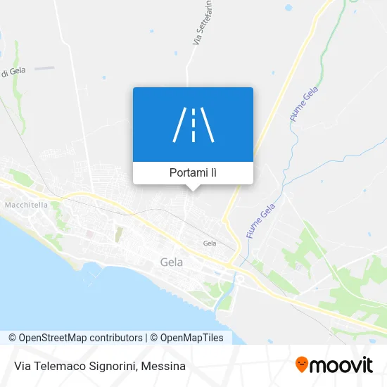 Mappa Via Telemaco Signorini