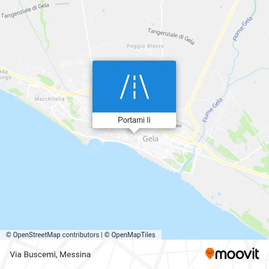 Mappa Via Buscemi