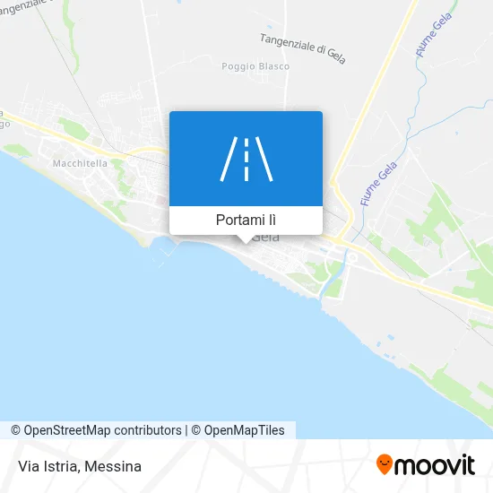 Mappa Via Istria